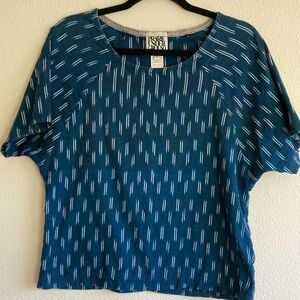 Prairie Underground ikat boxy top